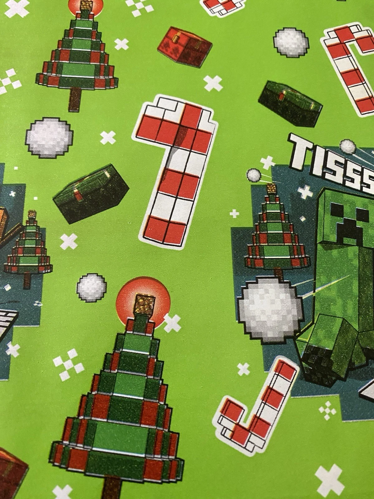 MINECRAFT MINE CRAFT Christmas Wrapping Paper