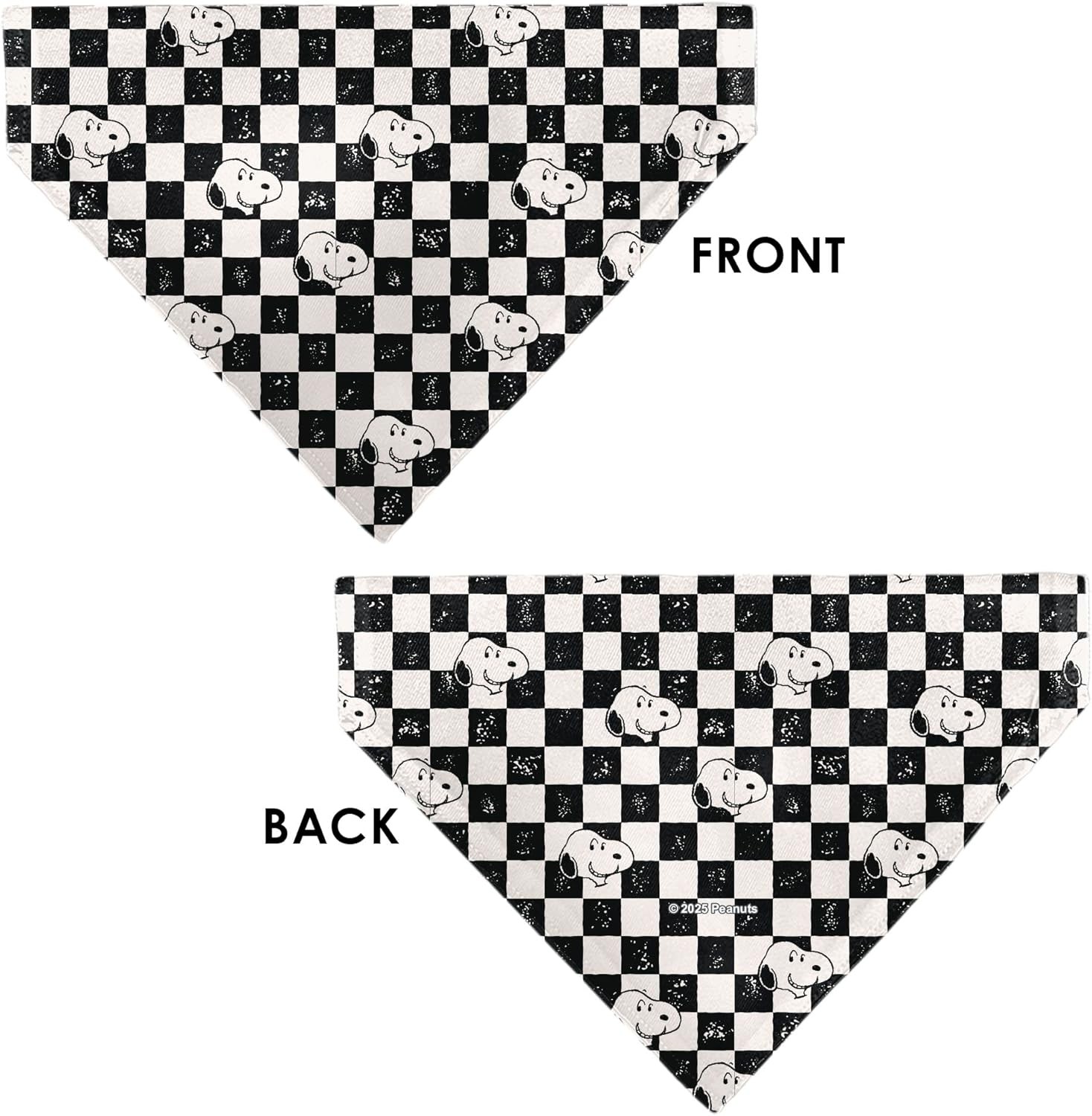 Wallpapers Checers Peanuts Pet Bandana Peanuts Snoopy Smiling Face Checker Black White ...