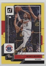 2022-23 Panini Donruss Yellow Flood Monte Morris #199 r7o