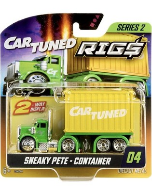 NEW 2026 MGA Car Tuned Rigs Series 2 #04 Sneaky Pete Lime Green Container