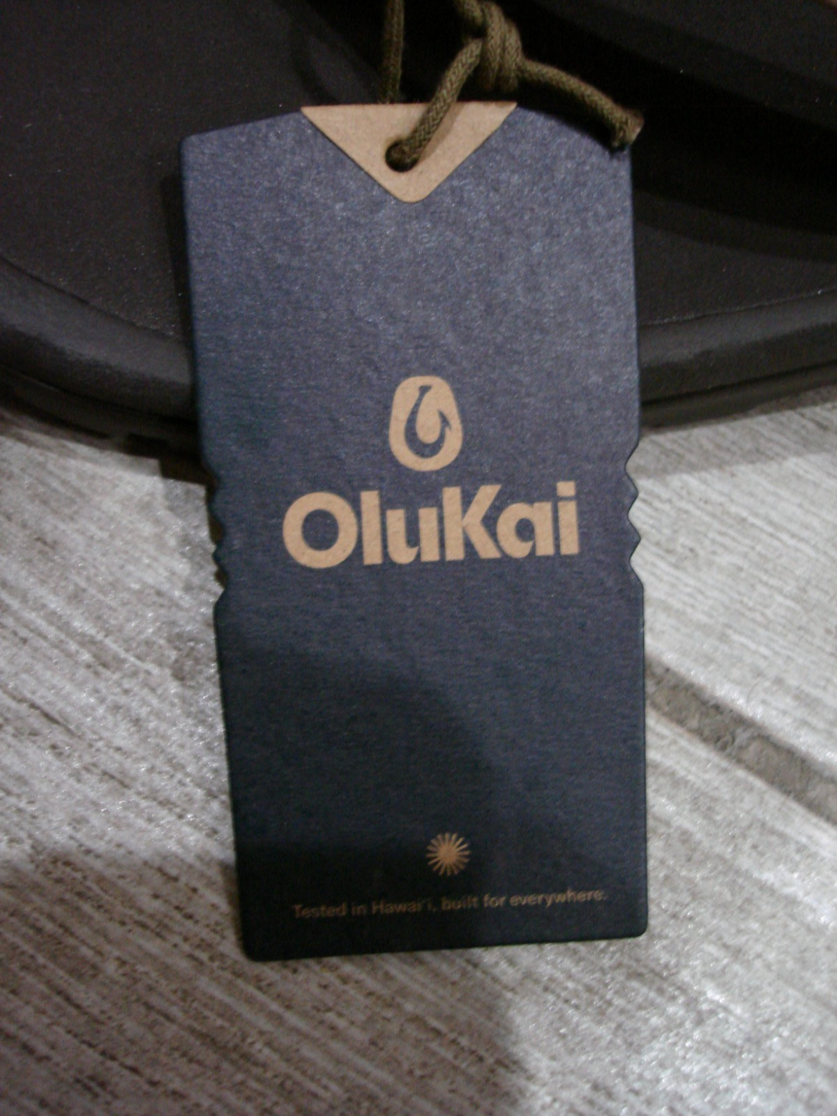 New W/Tag! Mens OLUKAI Ohana Tan/Dark Java Sandals. Size 14. Nice Sandals! image 2