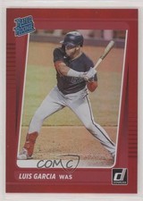 2021 Panini Donruss Rated Rookies Holo Red Luis Garcia Luis V Garcia #45 0p9a
