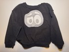 GAP Kids Sweatshirt Toddler Size 4, Googly Eyes Graphic Black Long Sleeve Unisex — photo 6