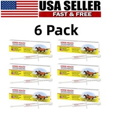 6 Pack Paste Horse Dewormer Apple Flavor Effective Wormer Convenient Operation