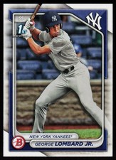 2024 Bowman George Lombard Jr. #BP-79 BASEBALL CARD New York Yankees Prospects