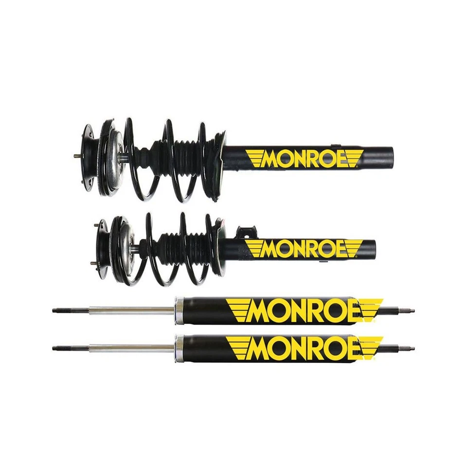 Conjunto de 4 amortiguadores, puntales y resortes delanteros traseros Monroe para BMW 325Ci 2006-2006 Foto 2 de 2
