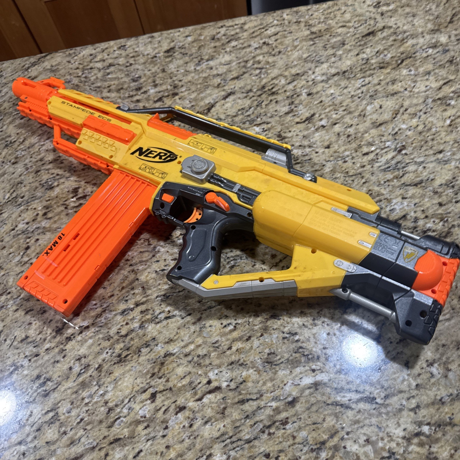 NERF N-Strike Stampede ECS Electronic Dart Blaster Gun With 