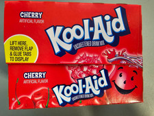 Kool-Aid Soft Drink Mix - Cherry Unsweetened, Caffeine Free, 48 packets