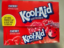 Kool-Aid Soft Drink Mix - Cherry Unsweetened, Caffeine Free, 48 packets