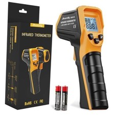 Infrared Thermometer Laser Temperature Gun -58  to 1112  ,with Cal Yellow