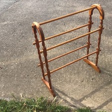 Wooden Freestanding Towel Rail