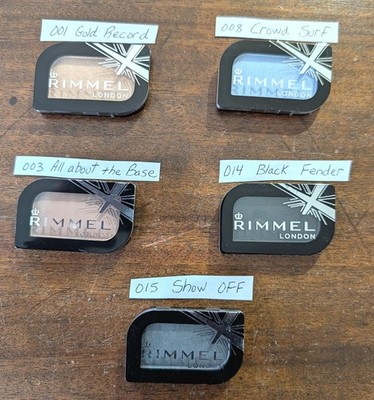 Rimmel Magnif'Eyes Mono Eye Shadow 0.12oz - 001,003,008,014,015 (Choose One) New