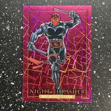 Night Thrasher 2024 Marvel Masterpieces 92 Platinum #63 Pink Lasers /992