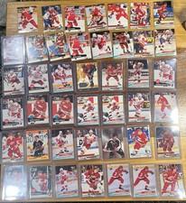 Late 80s Early 90s Hockey Trading Cards Red Wings