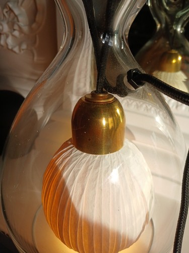 Lamp Decadently Sleigh Bell sculpture, blown glass and high-quality Rrp £400 - Picture 15 of 24