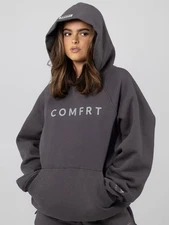 Comfrt Tranquil Hoodie Charcoal Unisex Size XL Never Worn
