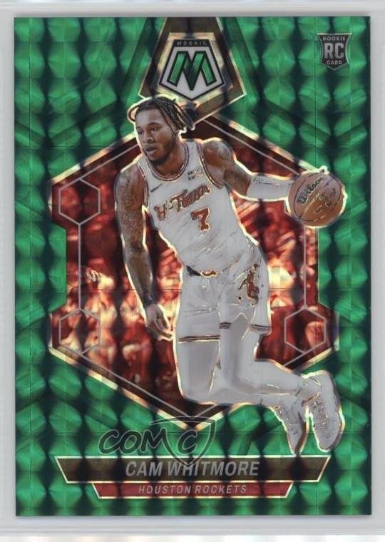 2023-24 Panini Mosaic Rookies Teal Mosaic Prizm 72/75 Cam Whitmore #217 1b7p