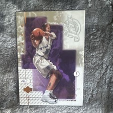 Upper Deck Ovation Donyell Marshall #42 Minnesota Timberwolves Rookie NBA Card. rookie card picture