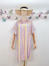 Kleid Viskose Streifen
