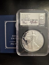 2025 W Proof Silver Eagle Army Privy Ngc Pf70 Advance Release Mercanti Gaudioso 