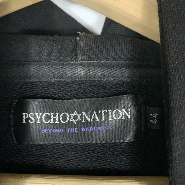 hoodies men M Y2K Psycho Natiion - Image 2 of 3