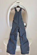 Columbia Youth Snowslope II Bib Snowsuit Pants Gray Big Kids Size M 10-12 