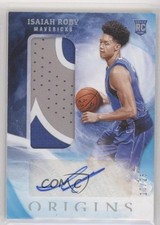 2019-20 Panini Origins Rookie Jersey Turquoise 10/25 Isaiah Roby #178 Auto 4i1