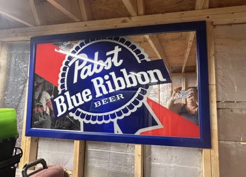 pabst blue ribbon beer mirror products for sale | eBay