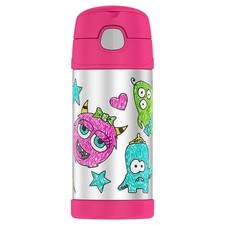 Thermos 12 oz. Kid's Funtainer Vacuum Insulated Stainless Steel Straw Bottle