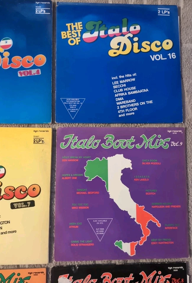 10 x LP The Best Of Italo-Disco Vol.4,7,11,12,16 & Italo Boot Mix Vol.5,7,8,9,11 - Bild 4 von 4