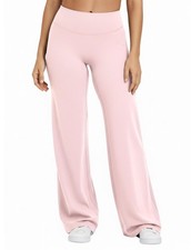Straight Leg Yoga Pants for Women Wide Leg High Waist Stretch Soft Flared Wor...