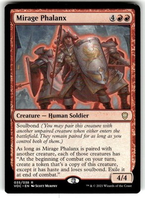 MTG Mirage Phalanx NM Commander Innistrad Crimson Vow