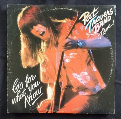 Pat Travers Band ~Live! Go For What You Know~1979 PD-1-6202 EX/VG Boom Boom