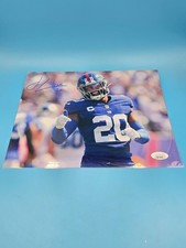 Julian Love New York Giants Captain Signed 8x10 Photo Autograph JSA