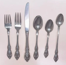 Oneida Community Brahms Stainless Flatware Setting For 1 Includes Long Teaspoon