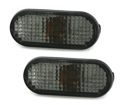 Seitenblinker Set in Smoke für VW Golf 3 Passat Polo Seat Ibiza Too Schwarz - Bild 1 von 4