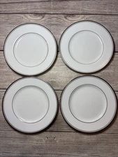 Waterford Kilbarry Platinum Bread & Butter Plate Set of 4 White Silver 6”
