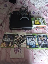 Xbox 360 120GB Console Bundle 10 Games 1 Controller Great Condition