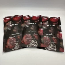 (3) WEN Chaz Dean Winter Sugar Plum Cleansing Conditioner 2 Oz Packet - New!