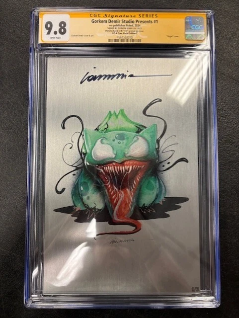 Gorkem Demir Studio Presents #1 Metal Signed CGC 9.8 2024 GCB#3010 TCGC