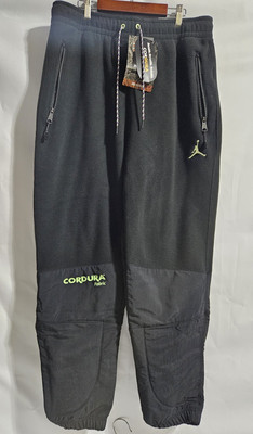 Mens Jordan x Polartec x Cordura Black Sweatpants Size Medium