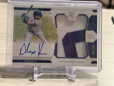 2021 National Treasures Rookie Patch Auto Alejandro Kirk