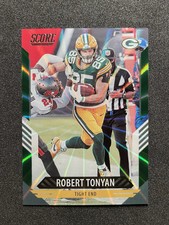 2021 NFL Score Green Spokes Robert Tonyan/110 #145 Color Match SP Packers