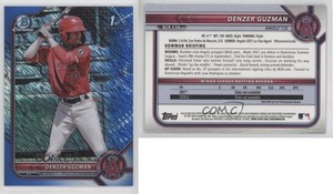2022 Bowman Chrome Prospects Blue Shimmer Refractor /150 Denzer Guzman #BCP-138