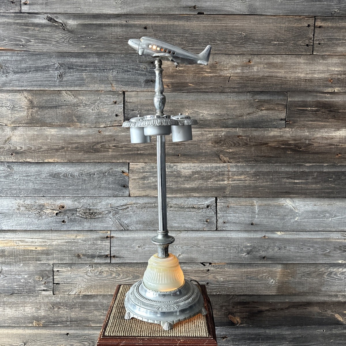 Vintage Airplane Ashtray Stand | eBay