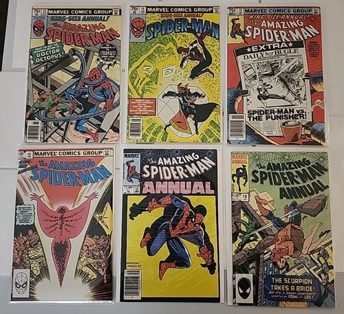 Amazing Spider-Man annual lot # 13 14 15 16 17 18