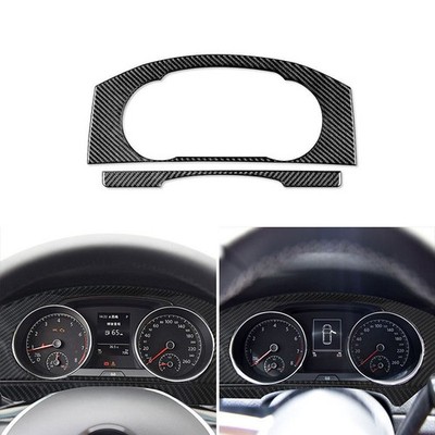 Für 2014-2019 VW Golf 7 MK7 Interieur Kohlefaser Dashboard Panel Trim Abdeckung