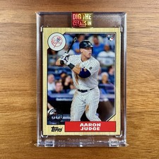 2017 Topps 1987 30th Anniversary Aaron Judge Rookie Card #87-177 Yankees. rookie card picture
