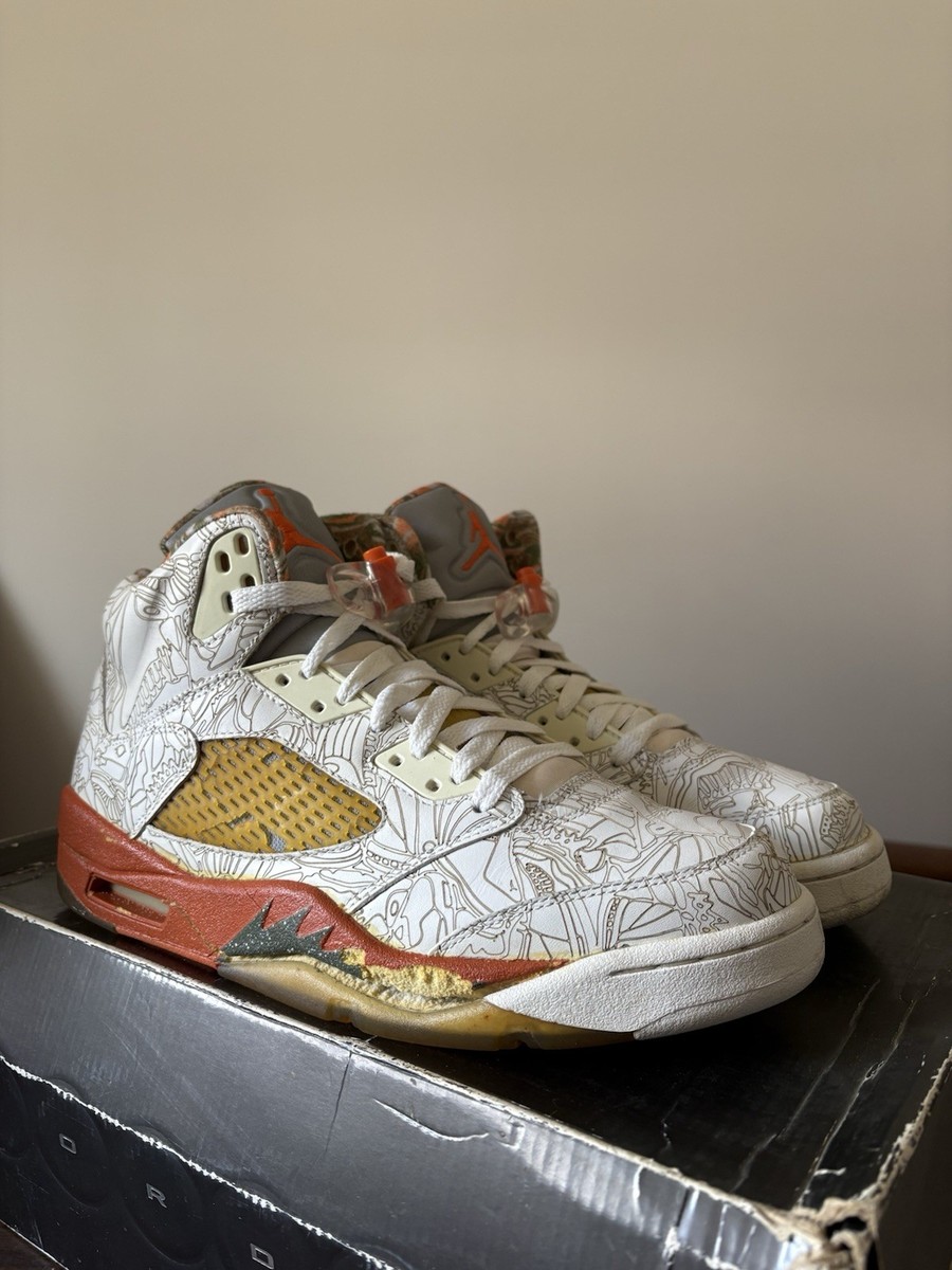 Nike Air Jordan 5 RA Size 9.5 Laser 315749-131 Rare Air OG 2007 B
