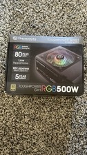 Thermaltake Toughpower GX1 80 Plus Gold RGB 500 Watt Power Supply Open Box